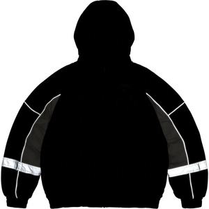 Chaqueta Deportiva Retro de Nailon con Cierre y Logotipo Bordado Personalizado, Chaqueta Cortavientos para Hombre - Product Image 2