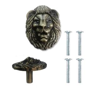 Poignée de meuble décorative en laiton fait main en forme de cerf de marais pour tiroirs de garde-robe - Product Image 5