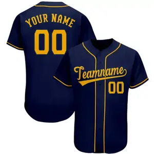 Nouveau maillot de baseball imprimé très demandé pour les équipes masculines – Maillot de baseball et de softball personnalisable avec numéro et marque - Product Image 1