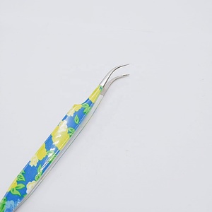 Private Label Sustainable Curved Lash Tweezers Paper-Coated Stainless Steel Eyelash Extensions Tweezers for Personal Care - Product Image 6