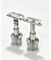 Support de main courante réglable en acier inoxydable pour balustrade d'escalier et garde-corps à câble, accessoires de fixation murale et de terrasse