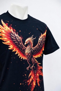 เสื้อยืดกีฬาผู้ชายทรงหลวมผ้าแคนวาส 100% คอตตอน แห้งเร็ว พิมพ์ลายดิจิทัล สไตล์สตรีทแวร์ จากโรงงานผู้ผลิตโดยตรง (OEM) - Product Image 2