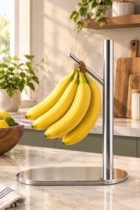 Support de rangement pour bananes en bambou robuste, design personnalisé, écologique, moderne, minimaliste, pour la cuisine, original - Product Image 3