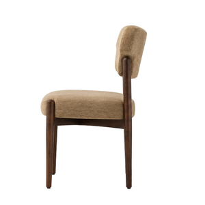 Chaise de salle à manger moderne en teck massif de luxe, durable et rembourrée, pour restaurant, café, hôtel, mobilier d'hôtellerie sur mesure - Product Image 3