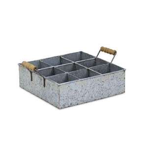 High Quality Grey Iron Metal <b>Caddy</b> Handle Multi-Tiers <b>Kitchen</b> Utensil Storage Rack Reasonable Price Storage Holders Racks - Product Image 5