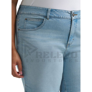 New Custom Casual <b>Jeans</b> Shorts For Streetwear Style <b>Soft</b> Breathable Quick Dry Fabric Summer Wear Bulk Order - Product Image 3
