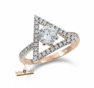 Anillo de Oro Auténtico de 22 Quilates con Acabado Brillante para Mujer, Diseñado para Amantes de la Moda Moderna, Ideal para Uso Diario, Momentos de Compromiso y Aniversarios - Product Image 2