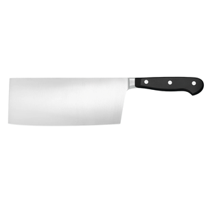 Cuchillos de Chef Profesionales de Acero Inoxidable, Hoja Rectangular Ancha y Afilada con Mango Negro de Triple Remache para Cortar Carne y Verduras - Product Image 1