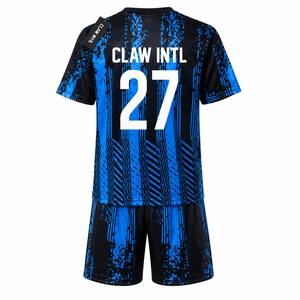 Tenue de football personnalisée, couleur unie, sublimée, 100% polyester, anti-transpiration, protection UV, respirante, antibactérienne - Product Image 2