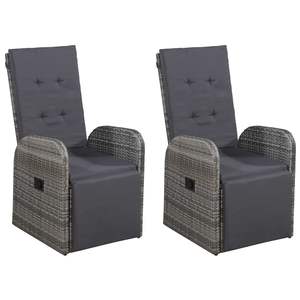 Ensemble de salle à manger de jardin en teck et rotin gris, 5 pièces, design contemporain, résistant aux intempéries - Product Image 6