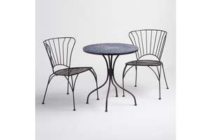 Meubles d'extérieur en métal élégants et luxueux au design moderne pour jardin, patio, cour, balcon et terrasses de resort. - Product Image 2