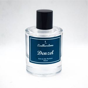 Etiquetas de Embalaje para Perfumes con Texto en Relieve y Lámina Plateada de Alta Gama |   Etiqueta metálica brillante, impermeable y de textura lujosa para marca de perfume - Product Image 3
