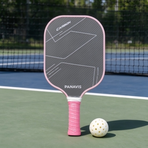 Raquette de pickleball PANAVIS 3K en fibre de carbone brute, noyau en nid d'abeille PP de 16 mm, légère, haute rotation, professionnelle, portable - Product Image 1