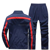Joggers de entrenamiento con cremallera personalizados para hombre, ropa deportiva de poliéster 100% de alta calidad, chándal de nailon para trotar