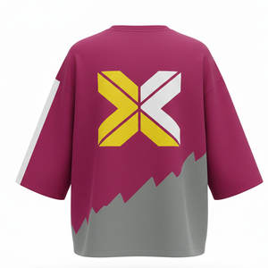 เสื้อยืดโอเวอร์ไซส์ทรงบ็อกซี่ ผ้าคอตตอนหนานุ่ม สไตล์สตรีทแวร์ สำหรับผู้ชาย ทรงหลวมไหล่ตก  ไม่จำกัดจำนวนสั่งขั้นต่ำ - Product Image 6