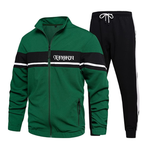 Conjunto Deportivo TRAMA SPORTS para Hombre, Invierno, Color Sólido, Sudadera con Capucha, Cierre con Cordón, Pantalones Deportivos Ligeros de Manga Larga - Product Image 1