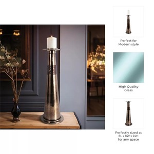 <b>Candlestick</b> Holder 24 Inch <b>Tall</b> with 8 Inch Base for Home Decoration - Product Image 5