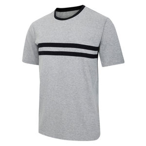 Ensemble T-shirt et short décontracté pour homme, vert olive imprimé, élégant pour l'été, avec passepoil contrastant, idéal pour le quotidien ou la détente - Product Image 3