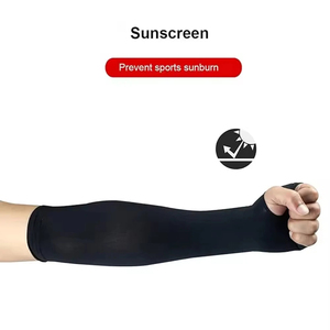 Manchons de compression pour bras de basketball avec logo personnalisé, antidérapants, anti-humidité et protection UV - Product Image 2