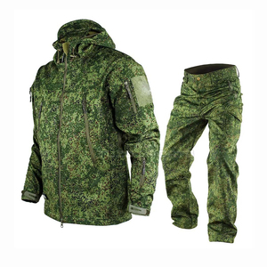 Combinaison de chasse et de randonnée respirante 2026, camouflage feuillage, chaude, une pièce, softshell imperméable pour l'extérieur - Product Image 6