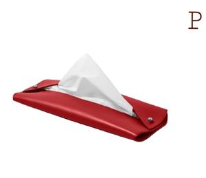 Boîte à mouchoirs en cuir écologique faite à la main et support de stockage de serviettes accessoire élégant à usage domestique quotidien - Product Image 5