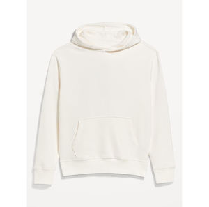 Sweat à capuche pull-over 2026 confortable, classique, simple, sans cordon de serrage, décontracté, uni, épais, 100% coton French Terry, séchage rapide, pour l'automne - Product Image 3