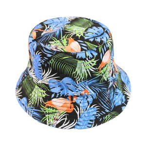 Top Selling Custom Logo Tropical <b>Flamingo</b> Print Bucket <b>Hat</b> Unisex Canvas Summer Beach Casual <b>Hat</b> Adult Fashion Style - Product Image 2