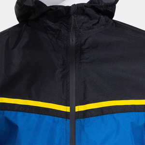 OEM Custom Men's <b>Lightweight</b> Color Block Windbreaker <b>Jacket</b> Hooded Waterproof <b>Running</b> Outdoor Sports Coat Wholesale B2B Supplier - Product Image 6