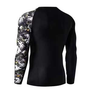 High Stretch Eco-Friendly Customizable Sports Rash Guard Training Running Yoga Gym Breathable Quick Dry Durable Long Sleeve - Product Image 2