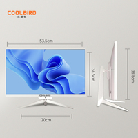 PC todo en uno con Windows 11 de 24 pulgadas Cool Bird, PC AIO De funcionamiento silencioso sin ventilador, ideal para bibliotecas y oficinas