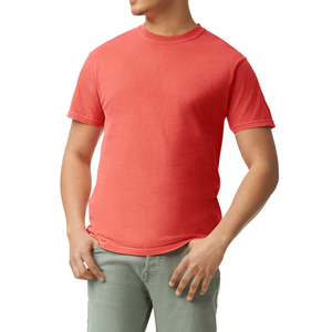 Camiseta de Algodón Grueso de Primera Calidad, 250, 280, 320 g, para Hombre, con Estampado Personalizado, Cuello Redondo, Lisa, Talla Grande - Product Image 1