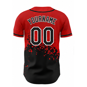 เสื้อเบสบอลทีมเหย้าชาย ปี 2026 ปักโลโก้ทีมตามสั่ง ผ้าโพลีเอสเตอร์ 100% แขนครึ่งตัว ติดกระดุมด้านหน้า เสื้อแบบยูนิเซ็กซ์ - Product Image 4