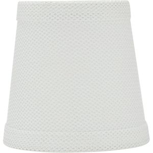 Set di 2 Paralumi Bianchi per Lampadario a Clip Empire, 3 Pollici in Alto x 4 Pollici in Largo x 4 Pollici di Altezza Inclinata - Product Image 3