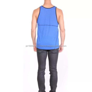 Camiseta sin Mangas de Punto para Hombre, de Secado Rápido, Transpirable, Ecológica, Ajustada, de Algodón y Poliéster, para Correr, Gimnasio, Fitness, Venta al por Mayor - Product Image 6