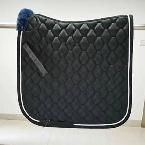 BRAND ZONE1995 Tapis de selle sans armature en coton satiné, personnalisé, classique, pour sports équestres, avec doublure en maille hautement matelassée, durable et confortable pour chevaux - Product Image 2