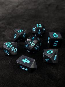 Ensemble de dés en résine pour l'exportation mondiale, qualité certifiée, dés polyédriques en résine pour les marchés internationaux de jeux de société, dés de jeu en gros - Product Image 5