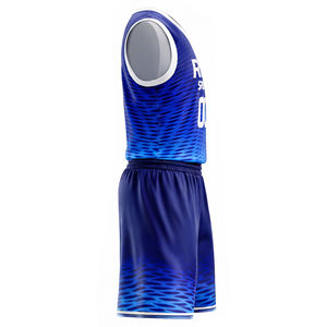 Uniforme de Entrenamiento de Baloncesto Sublimado Profesional, Transpirable, 100% Poliéster, de Secado Rápido, Talla Grande, Chaleco Personalizado con Nombre y Número del Equipo - Product Image 3