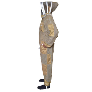 Professional 3 Layer Ventilated Beekeeping <b>Suit</b> Sting Proof <b>Bee</b> Keeper Coverall Fencing Veil Protective PPE Breathable OEM - Product Image 3