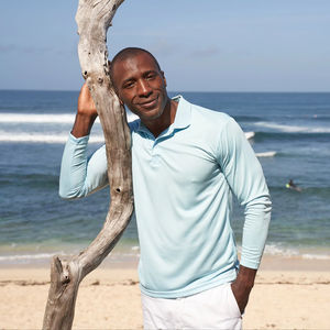 Camisa Casual Unisex de Manga Larga Ultifresh UDF27, Color Sólido, Logotipo Personalizado en el Frente, Botones, Suministro ODM, Transpirable, de Secado Rápido, Tejido de Poliéster - Product Image 5