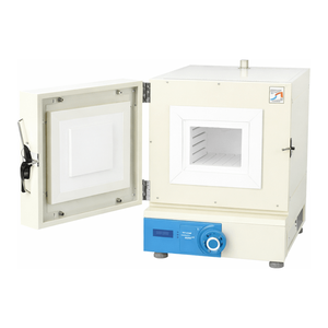Four à moufle programmable électrique 220V 1450°C à chauffage 4 côtés en fibre céramique pour traitement thermique en laboratoire - Product Image 3