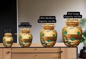 Hand Carved Paw Print Wooden Pet Urn <b>for</b> Dogs & Cats Eco-Friendly Cremation <b>Ashes</b> Casket - Product Image 4