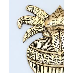 Premium 10 \ "Latón Colgante de pared Kalash Ritual Decoración para el hogar u oficina - Product Image 2