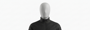 Sweat-shirt tricoté pour homme noir et orange à col montant zippé, coupe classique, idéal pour l'automne, 100 % polyester respirant, style formel - Product Image 5
