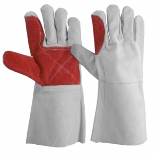 ถุงมือเชื่อมหนังวัวแท้เสริมความแข็งแรง ทนทานต่อแรงสั่นสะเทือน กันลื่น ป้องกันการบาดเจ็บ สำหรับงานอุตสาหกรรม - Product Image 4