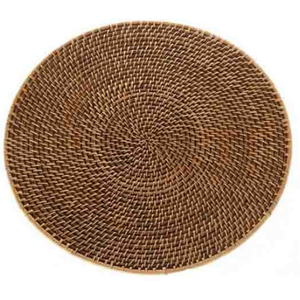 Platos Decorativos de Mimbre Marrón, 100 Piezas, para Decoración de Mesa, Estilo Bohemio, Redondos, Ecológicos, Tamaño Personalizado - Product Image 6