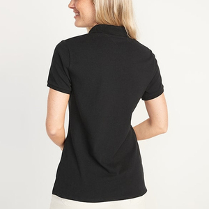 Nouveau Polo de Golf Femme en Coton 100% de Haute Qualité avec Fermeture à Boutons, Personnalisé, Léger et Anti-Transpiration - Product Image 5