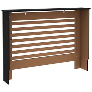 Couvercle de radiateur en MDF noir 44.1 "x 7.5" x 31.9 "Revêtement de meubles - Product Image 5