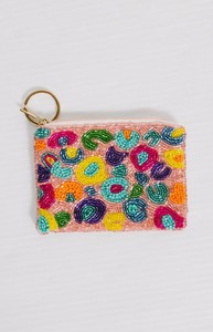 Pochette zippée rectangulaire à sequins faits main, motif étoile, rouge, blanc, bleu, avec pompon, artisanat de la Fête Nationale - Product Image 6