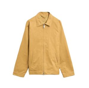 เสื้อแจ็กเก็ตผ้าซาตินสำหรับผู้ชายเสื้อทำงานแนวสตรีทเสื้อทำงานผ้าแคนวาสสำหรับใส่ทำงานมีซิปปกสองชั้น - Product Image 1