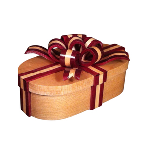 Caja de Regalo de Madera Hecha a Mano de Lujo Personalizada con Cinta de Madera Premium y Tapa con Lazo, Estuche de Almacenamiento de Joyas de Madera Decorativo y Ecológico - Product Image 2